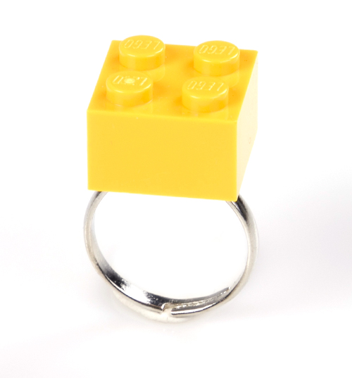 Yellow Build Me Up Ring from Bits and Bows
