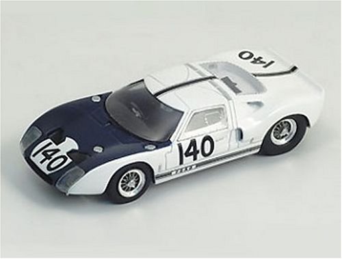 Bizarre Diecast Model Ford GT40 (Nurburgring 1964) in White (1:43 scale)