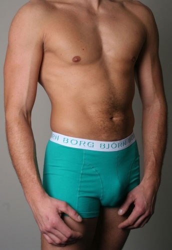 Mens Boxer Shorts in Green by Bjorn Borg