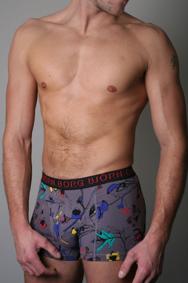 Mens Fashion Print Shorts in Floral by Bjorn Borg