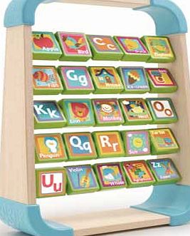 BKids Soft n Safe See n Spin Alphabet Rack