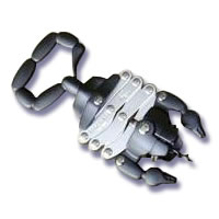 Black & Chrome Scorpion Corkscrew