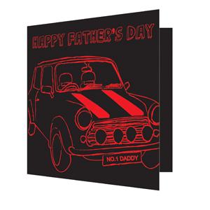 & Red Mini Card
