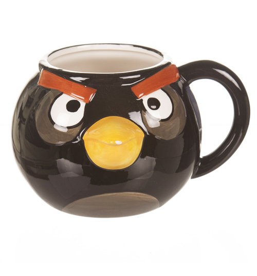 Black 3D Angry Birds Mug