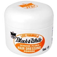 Black and White - 50ml Genuine Pluko Pomade Lite