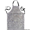 Black and White Chef PVC Apron For 4-12 Yrs