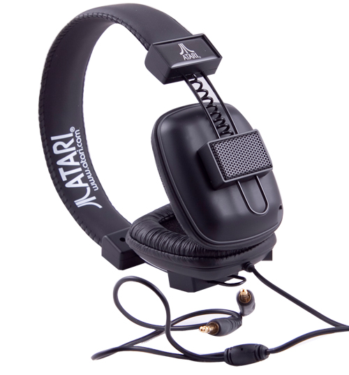 Black Atari Gaming Live Edition Headphones