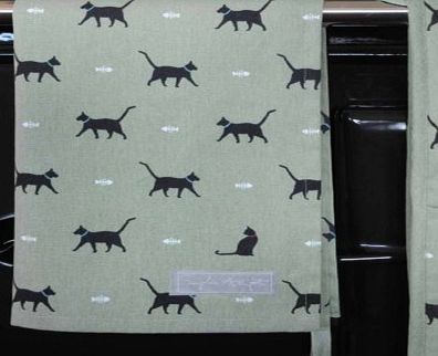 Black Cat Tea Towel 4732CXP