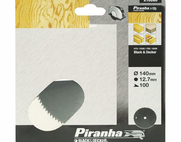 BLACK DECKER Black amp; Decker X10080 Xcut Cir Saw Blade 140X12.7X100T