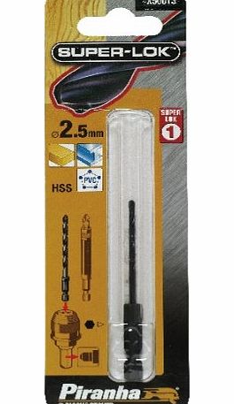 BLACK DECKER Piranha X50013-XJ 2.5mm HSS Hex Shank Bit Flute