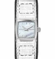 Black Dice Ladies Chameleon White Watch