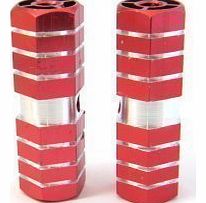 Black Dog Bikes BMX Stunt Pegs 10mm Red
