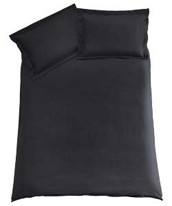 Black Egyptian Cotton Duvet Cover - Kingsize
