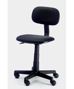 Black Gas Lift Swivel Typist Chair