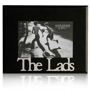 Glass 6 x 4 The Lads Photo Frame