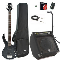 Black Knight CB-42M2 Bass Guitar Black BP80