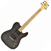 Black Knight CL203-F Electric Guitar Satin Black