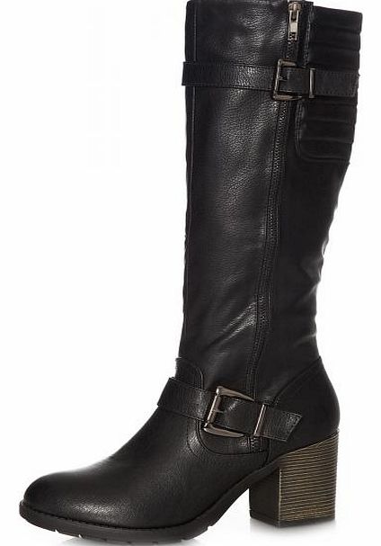 Line Quilted High Leg Boots