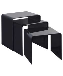 Black Nest of Tables