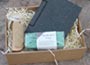Black Notebook with Gardeners Soap Gift Set