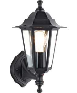 Black Outdoor Wall Lantern
