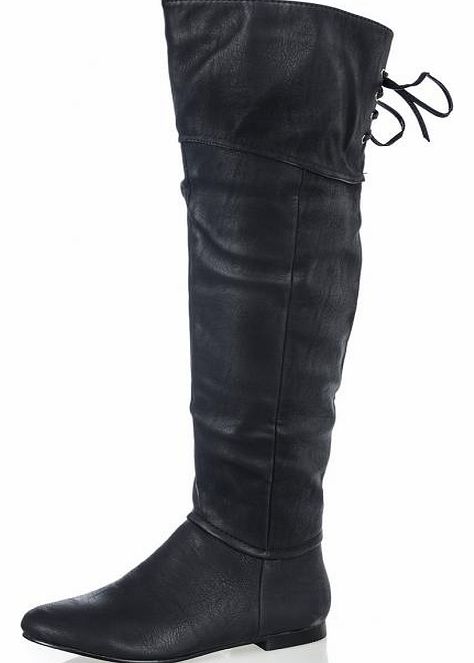Black Over The Knee Boots