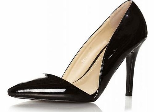 Patent Pointed Court Shoes