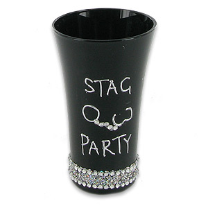 Black Stag Party Shooter Glass