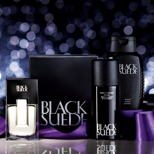 Black Suede Gift Set