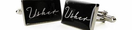 Black Usher Cufflinks