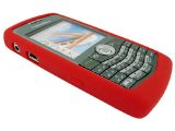 BlackBerry Genuine BlackBerry Pearl 8110 8120 8130 RED Silicone Case / Skin