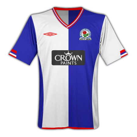 Umbro 09-10 Blackburn Rovers home shirt