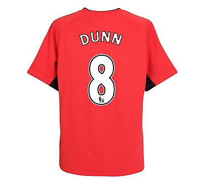 Umbro 2010-11 Blackburn Rovers Away Shirt (Dunn 8)