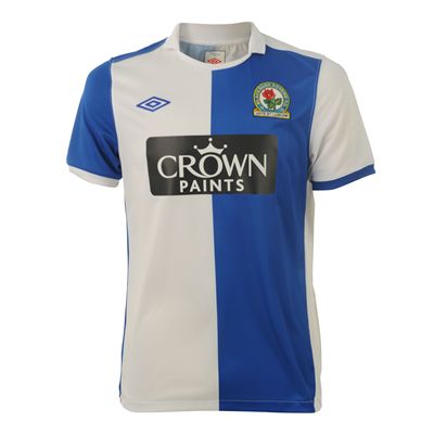 Umbro 2010-11 Blackburn Rovers Home Football Shirt