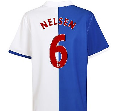 Umbro 2010-11 Blackburn Rovers Home Shirt (Nelsen 6)
