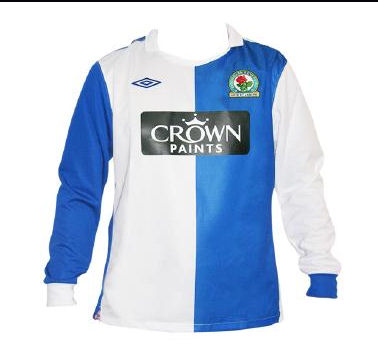 Umbro 2010-11 Blackburn Rovers Long Sleeve Home