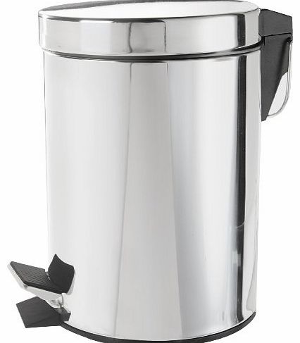 Blackspur Exclusive Stainless Steel Cosmetic Pedal Bin 3 l