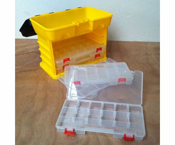 Blackspur Fishing Tackle Box Art/Craft/Hobby/Tool Organiser Case