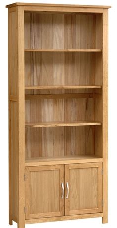 Blakeney Oak Blakeney Bookcase with Cupboard 370.051