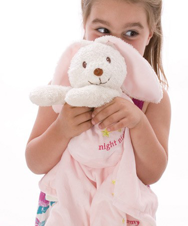 Blankie Bear Pink Buggy Blanket Bunny