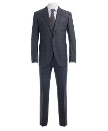 Blazer Mens Suit Blazer Grey Check