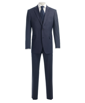 Mens Suit Blazer Mid Blue Mohair Look