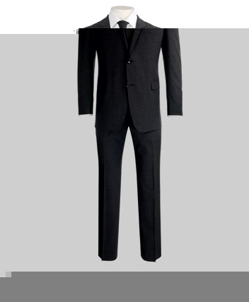 Mens Suit by Blazer in Charcoal