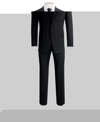 Mens Suit by Blazer in Charcoal