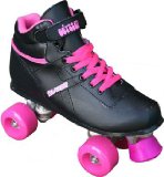 Odyssey Black/Pink Quad Roller Skates Jnr13