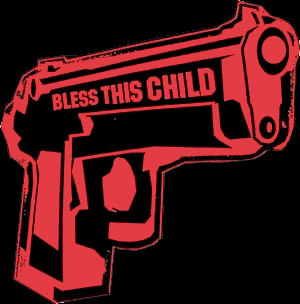 Bless This Child Gun Hooded Top