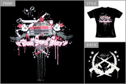 Bleeding Star (Pink Caddy) Skinny T-Shirt
