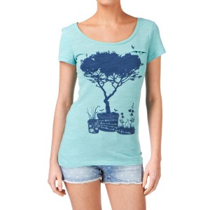 T-Shirts - Blend Tree Print T-Shirt - Green