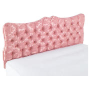Blenheim King Headboard, Rose Damask