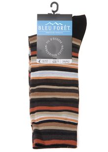 Striped mid calf socks